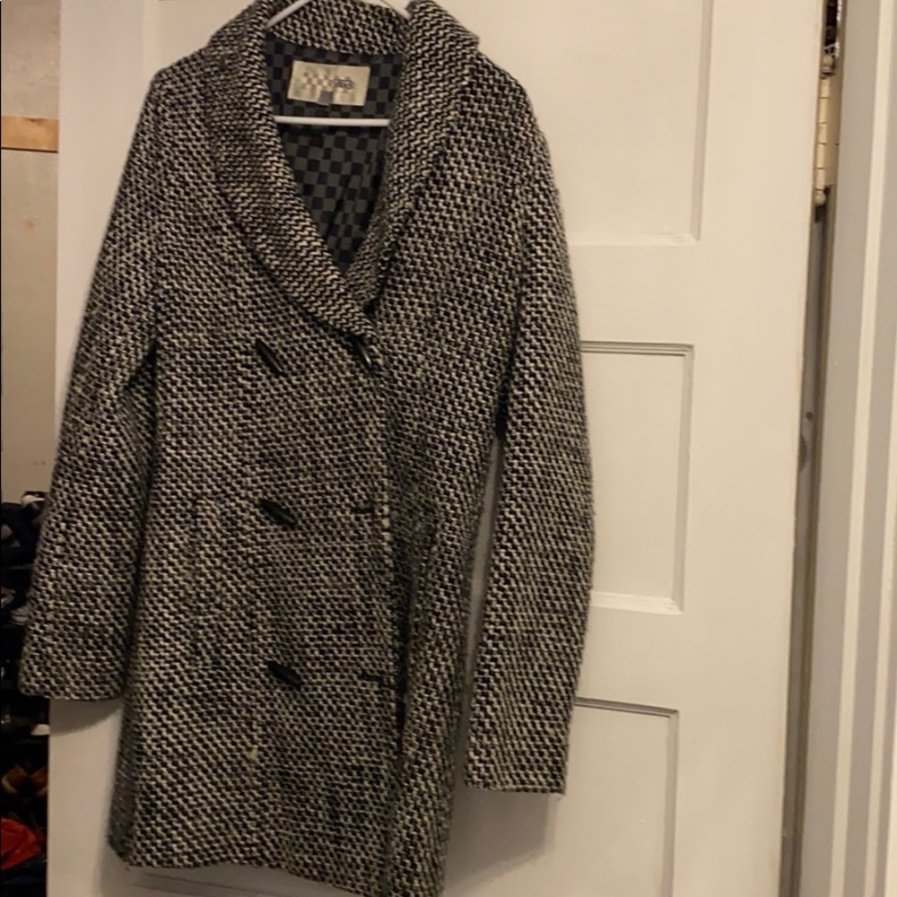 Vans check board dress coat